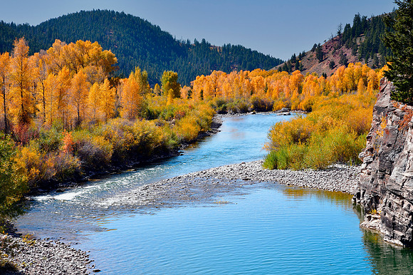 gros ventre river fall foliage