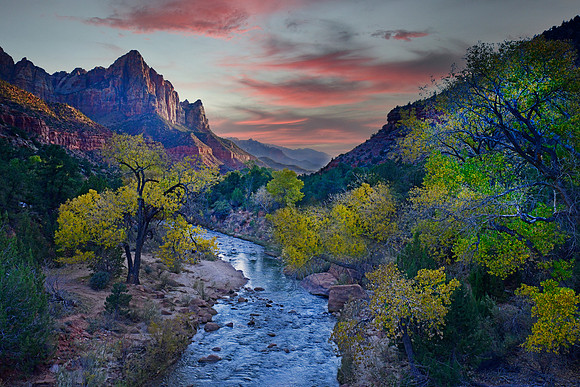 virgin river sunset