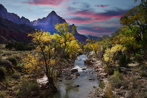 virgin river sunset