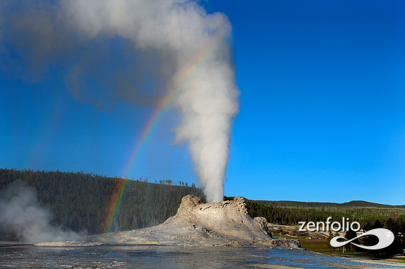 lion geyser eruption,june 2012