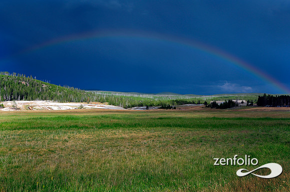 geyser basin rainbow,july 27th 2012