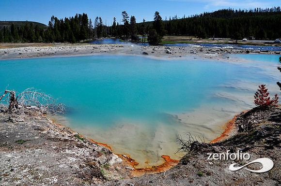 biscuit basin sapphire pool,may 2012.