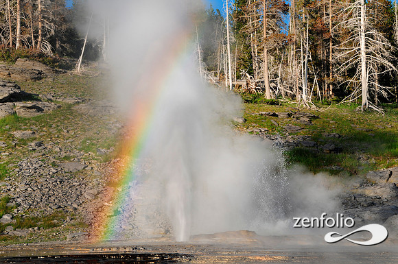 vent geyser rainbow.