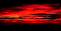 south rim sunset from mojave point.