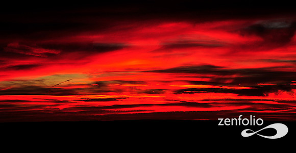 south rim sunset from mojave point.