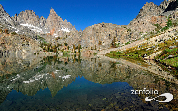 high sierra lake.
