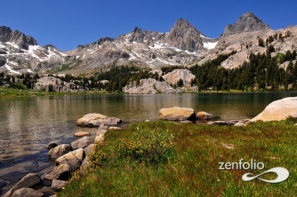 high sierra lake.