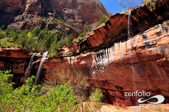 emerald pools waterfall.